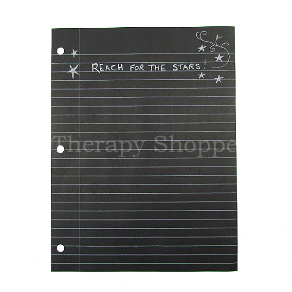 Black Notebook Paper Assistive Technology Black Notebook Paper From Therapy Shoppe Black Notebook Paper Spiral Notebooks Writing Tools Pencil Grips