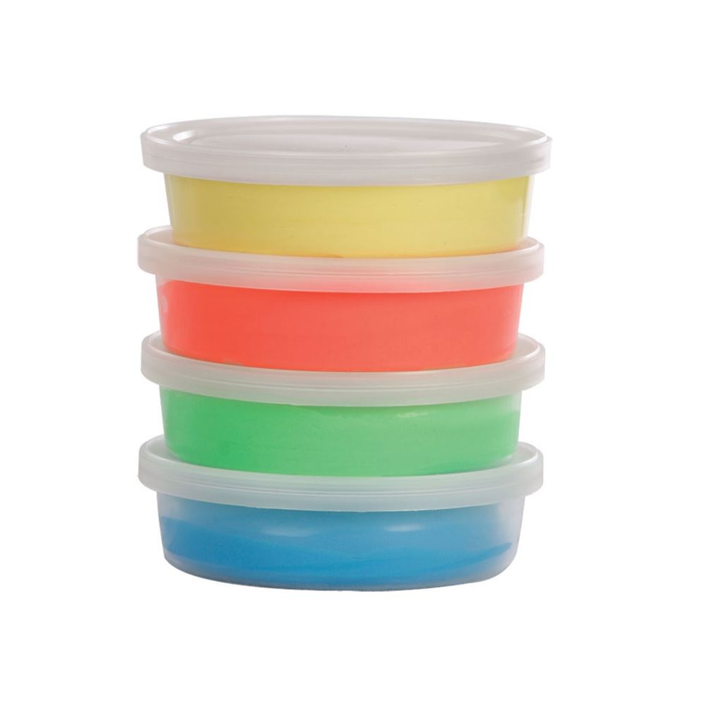 Theraputty 4oz and 6oz Containers and Lids ONLY (25 Pack) - The