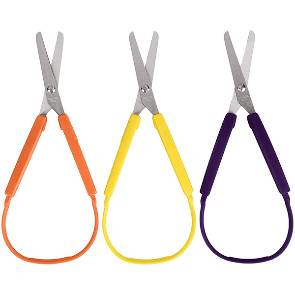Left-Handed Self-Opening Loop Scissors