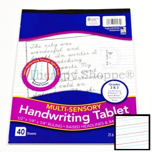 Raised Line K & 1 Handwriting Tablet, 450+ Favorites Under $10, Raised  Line K & 1 Handwriting Tablet from Therapy Shoppe Raised Line Handwriting  Paper, Tactile Writing Paper, Writing Tools