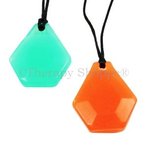Chunky Hexagon Chewy Necklaces