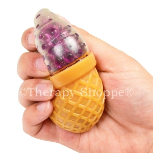 Details about   Pack of 3-3.5" SQUEEZY BEAD ICE CREAM CONE x