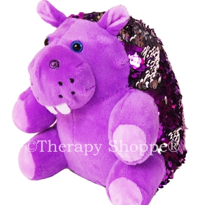 Hanna Hippo Weighted Sequin Pet