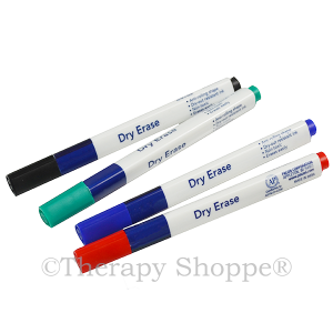 Triangular Dry Erase Markers 4-pk
