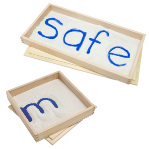 Totable Letter or Word Practice Sand Tray / Sensory Bin