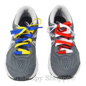 Bi-Color Teaching Shoelaces