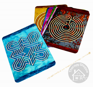 Finger Labyrinth Mandala Cards
