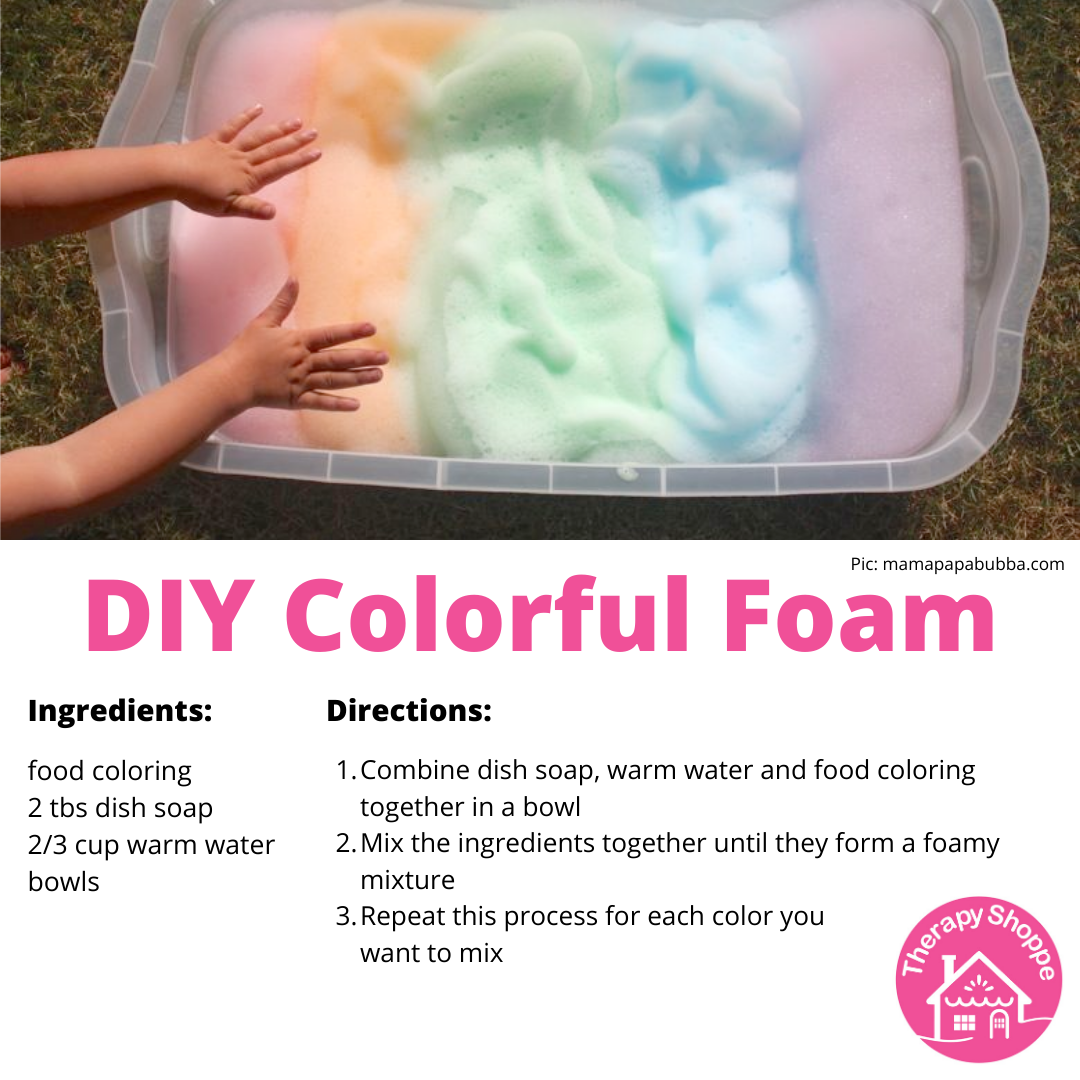 DIY colorful foam