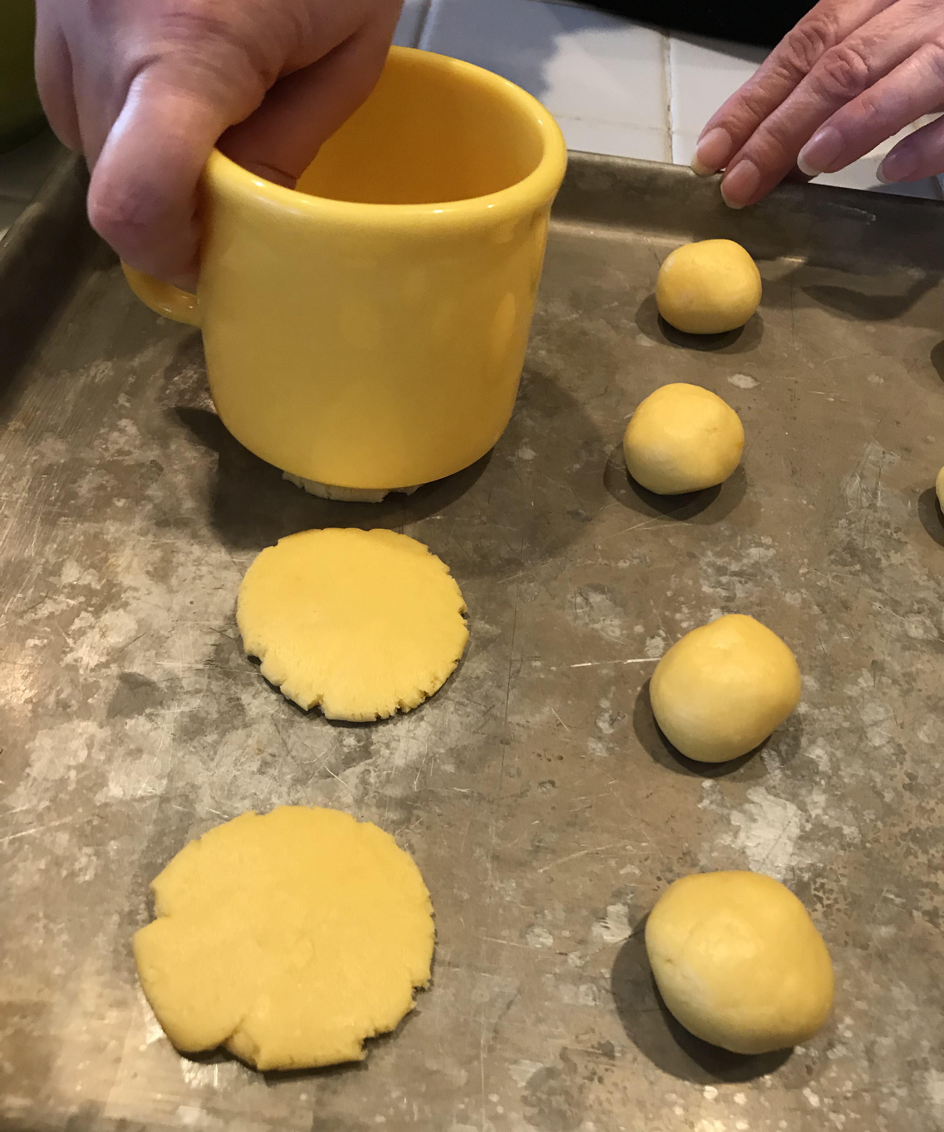 cookie pic flatten dough