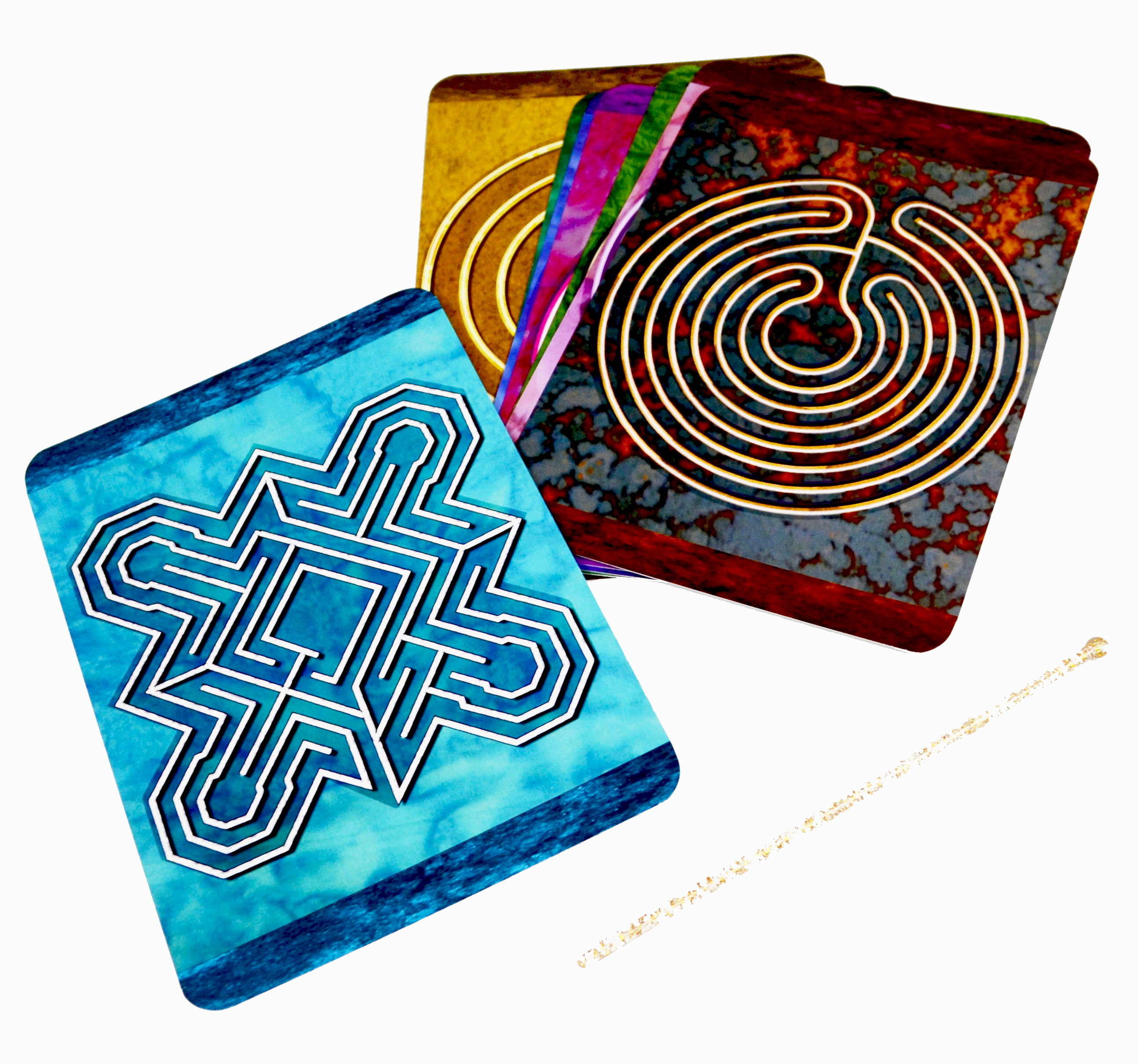 finger labyrinth cards set therapy shoppe