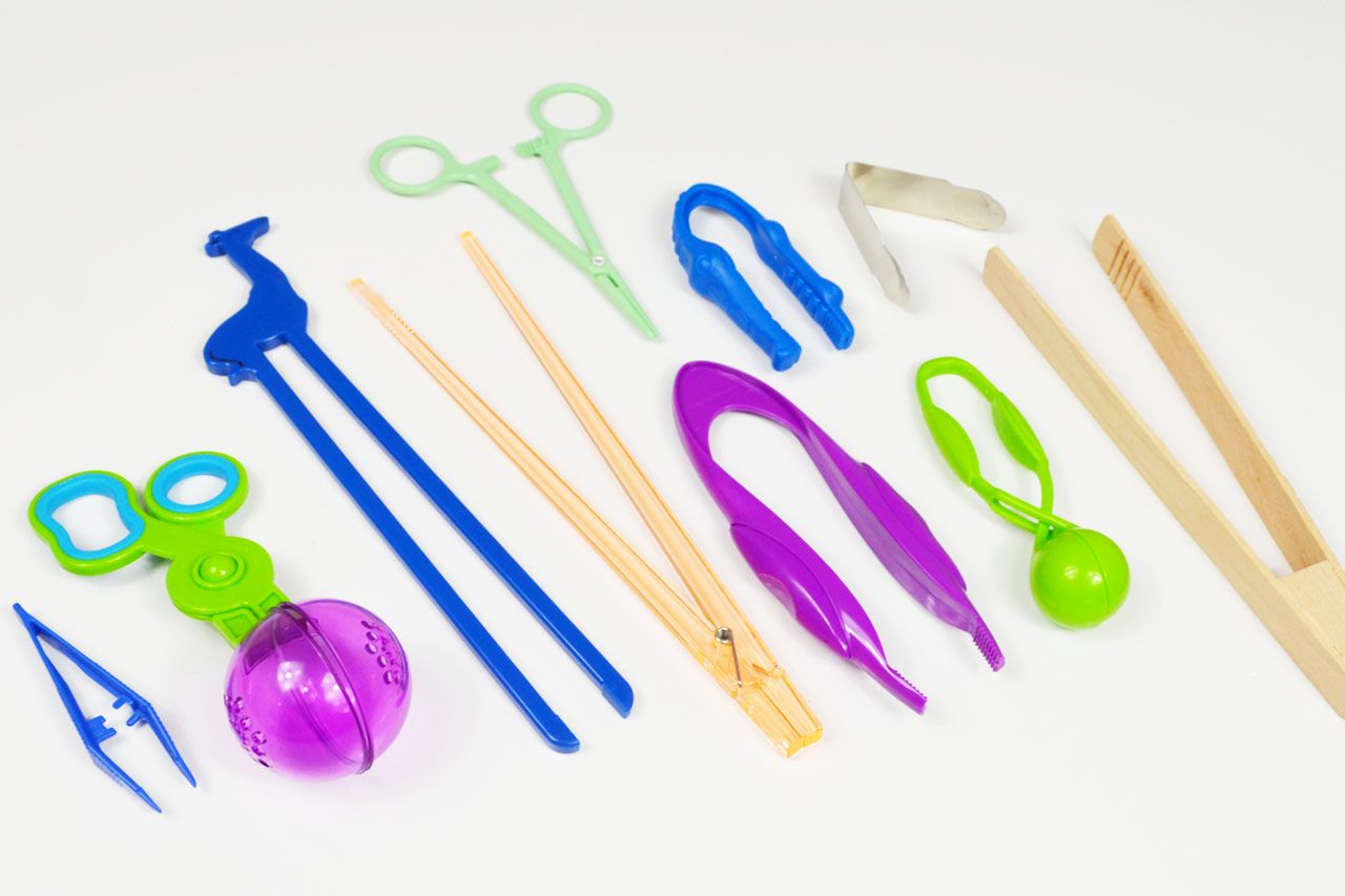 Fun Ideas for Tong Play and Favorite Fine Motor Skill Tools