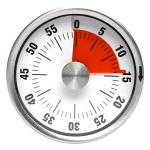 round magnetic visual timer