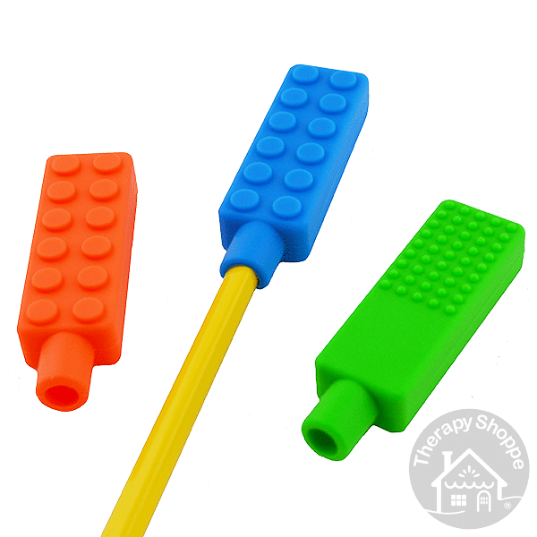 brick chewy pencil toppers