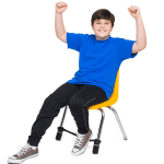 bouncyband on a classroom chair
