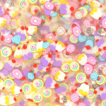 close up of sweet treats thinking putty