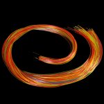 fiber optics twinkling UV lights