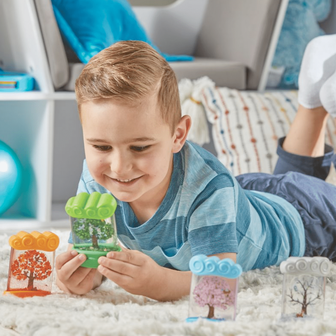 Learning Resources Tubes Sensoriels Forces Océaniques – 2 Tubes Apaisants – Dès 3 Ans