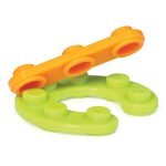 2 letters segments that snap together