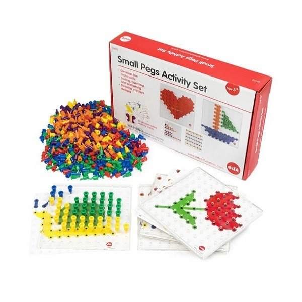 fine motor pegs activity set