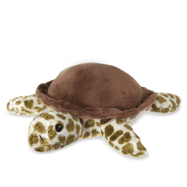 scented weighted plush turtle