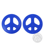 blue peace sign chewy fidget