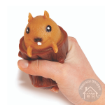 pop up squirrel in a stump fidget