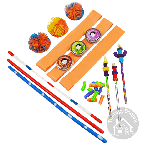 assortment of 25 fidgets for classrooms