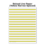 raised narrow brightlines paper