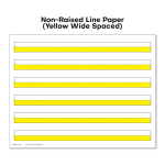 brightlines yellow kindergarten paper