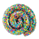 sparkly confetti putty