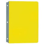 yellow highlighter sheet reading guide