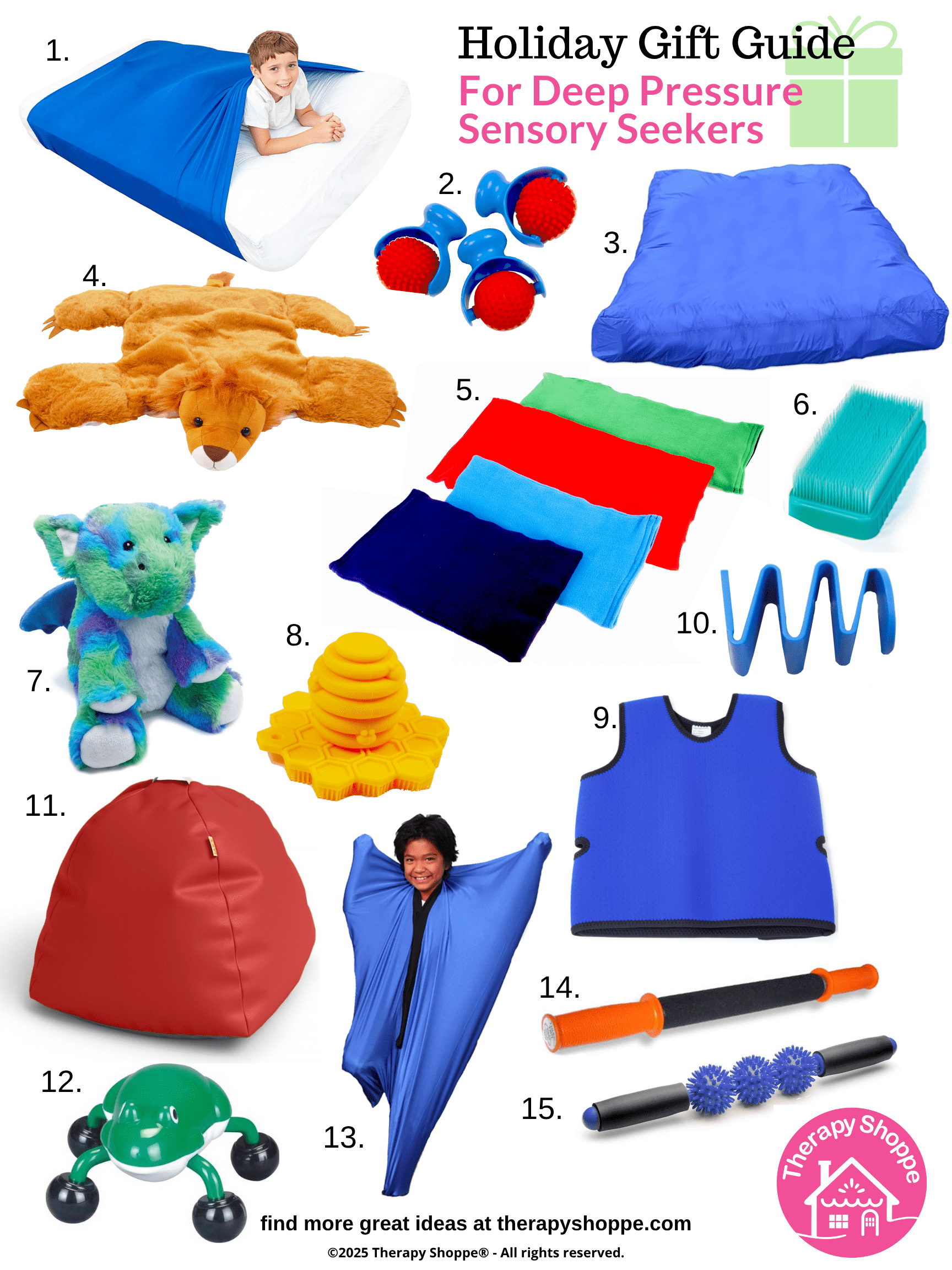 holiday gift guide deep pressure sensory seekers