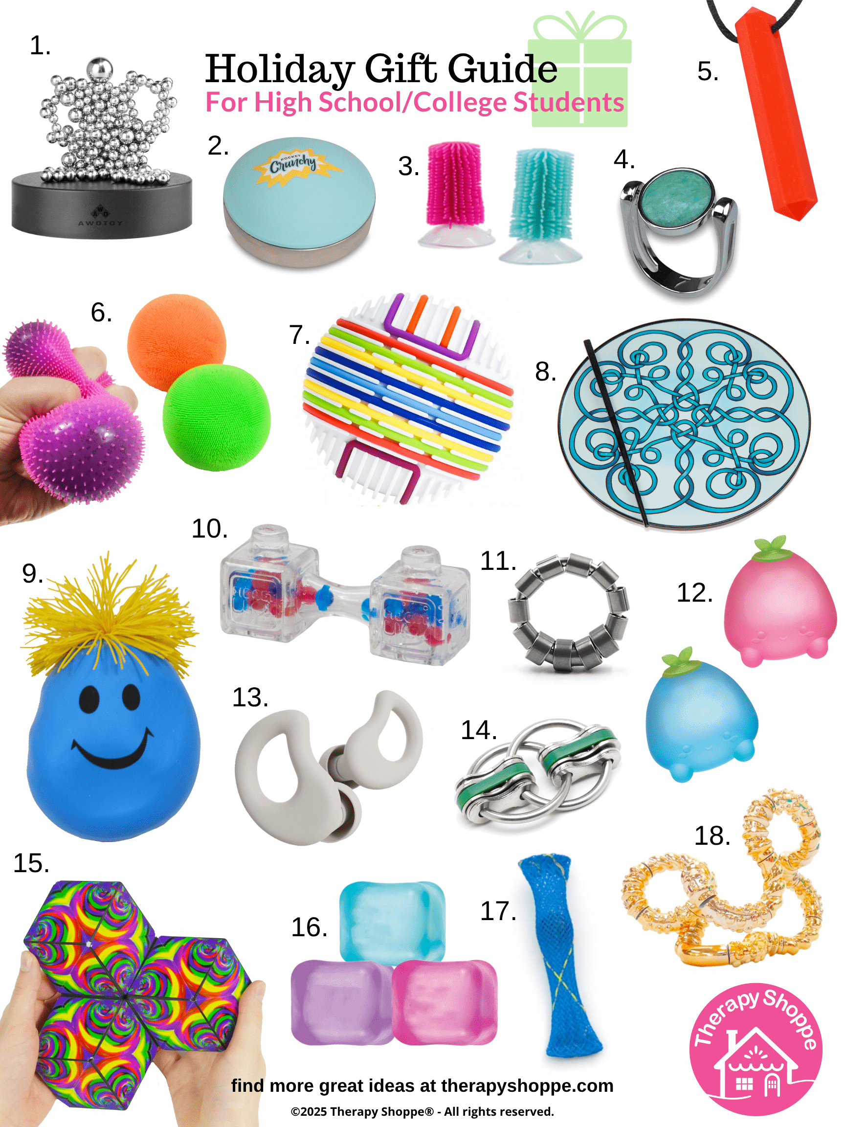 holiday gift guide for high school college students