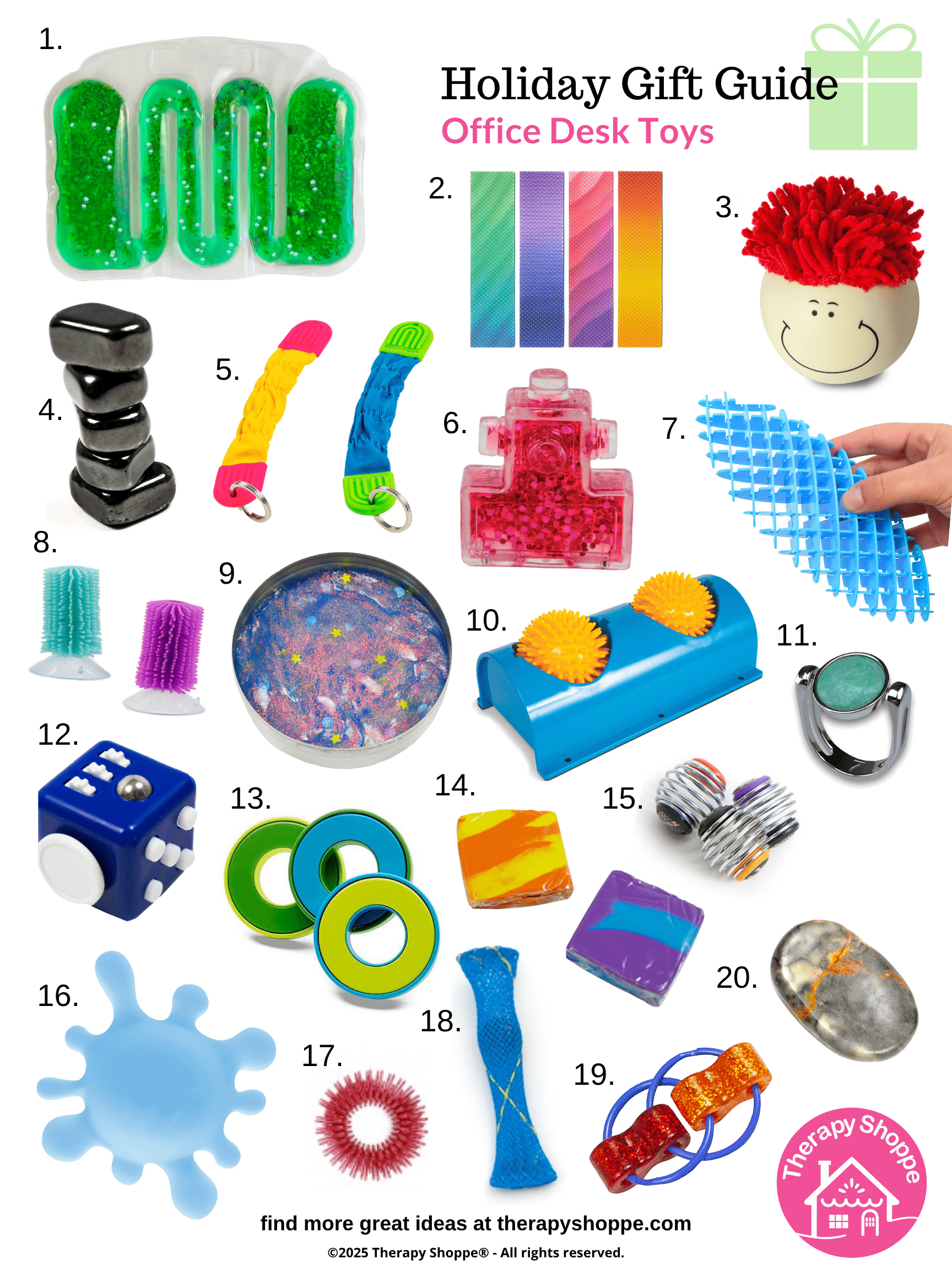 holiday gift guide office desk toys