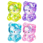 mini glitter bear sugar squish