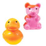 squishy duck and bear set