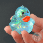 squishy glitter duck
