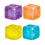 mini glitter cubes