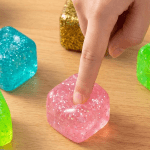 cube glitter squishies