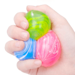 mini tie dye ice cubes