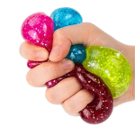 mini glitter cube squish
