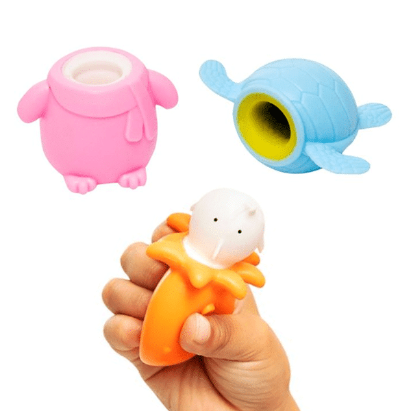 squeeze pop up animals