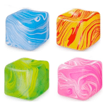 tie dye stress cube