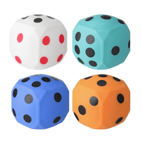 marshmallow squishy dice