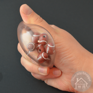 football filled squeeze ball