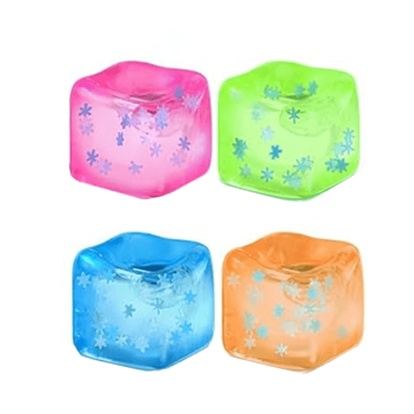 mini snowflake stress cube
