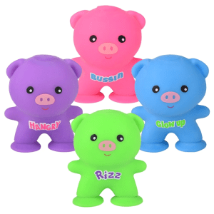 suction squishy pig