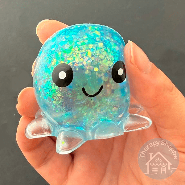 glitter octopus sugar squisher