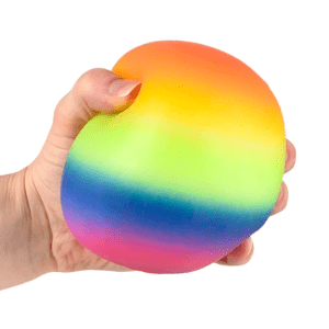 rainbow squeeze ball