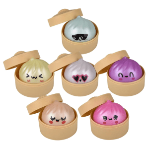 mini metallic dumplings